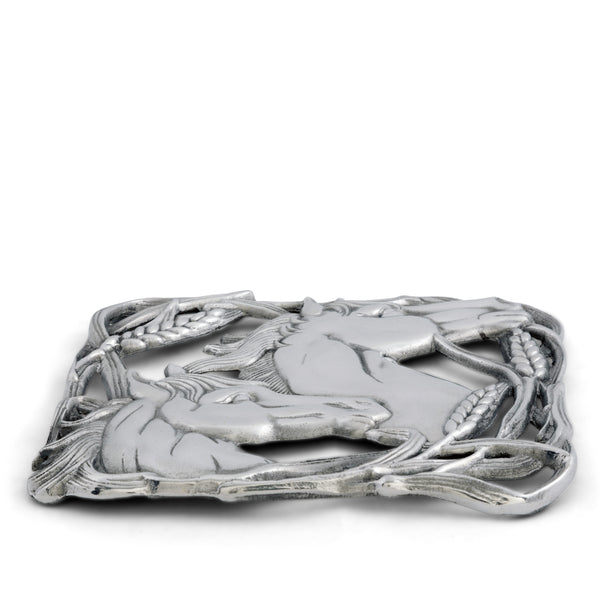 arthur court Horse with Wheat Trivet