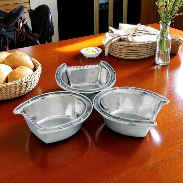 Arthur Court Horseshoe 3-Bowl Bowl