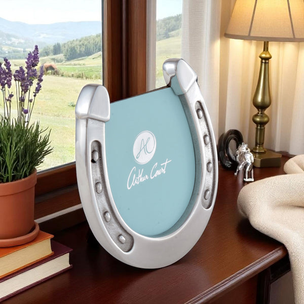 Arthur Court Horseshoe Photo Frame