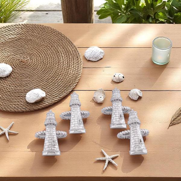 Arthur Court Lighthouse Napkin Rings
