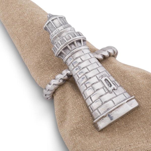 Arthur Court Lighthouse Napkin Rings