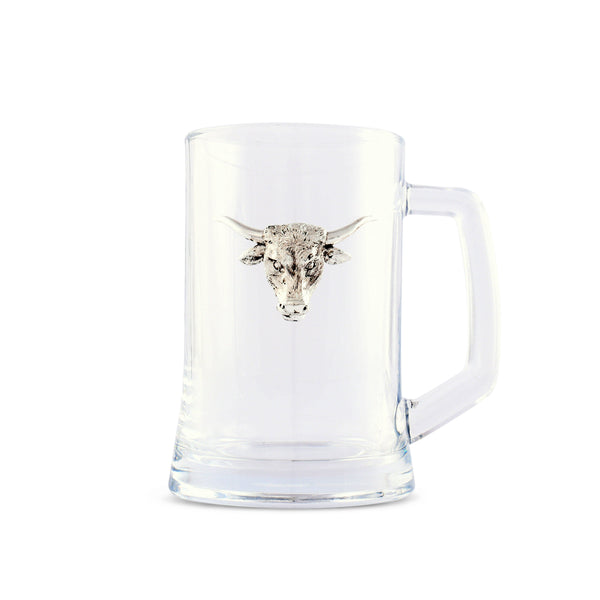Arthur Court Longhorn Beer Mugs - Set Of 2
