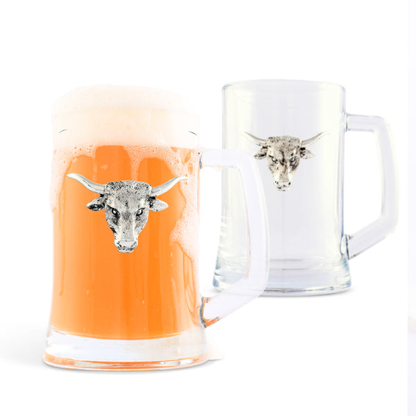arthur court Longhorn Beer Mugs - Set of 2