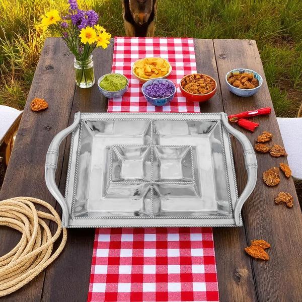 Arthur Court Longhorn Entertainment Tray