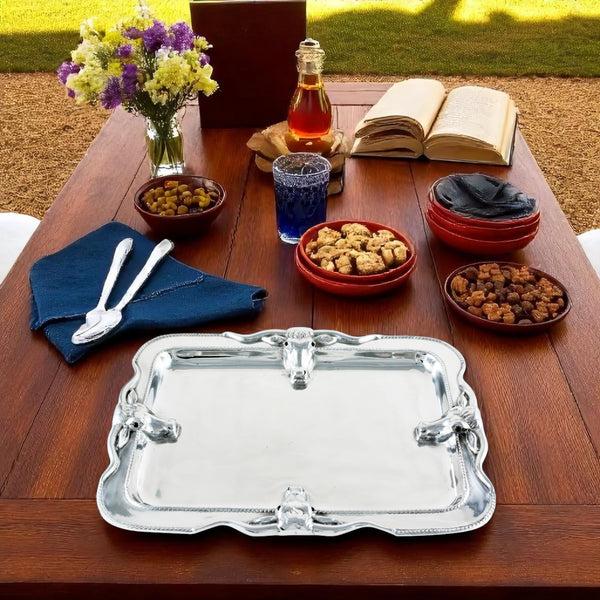 Arthur Court Longhorn Platter Large