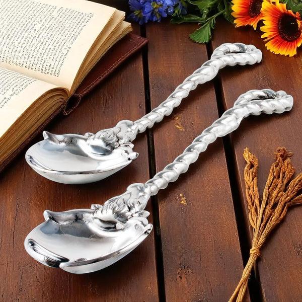 Arthur Court Longhorn Serving Set