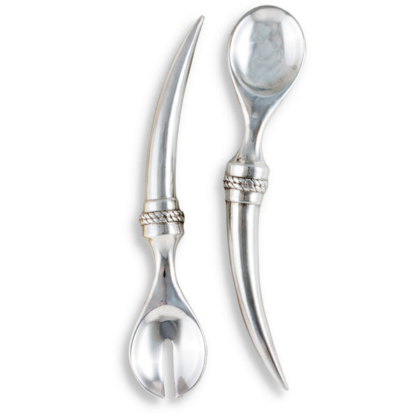 arthur court Longhorn Serving Set