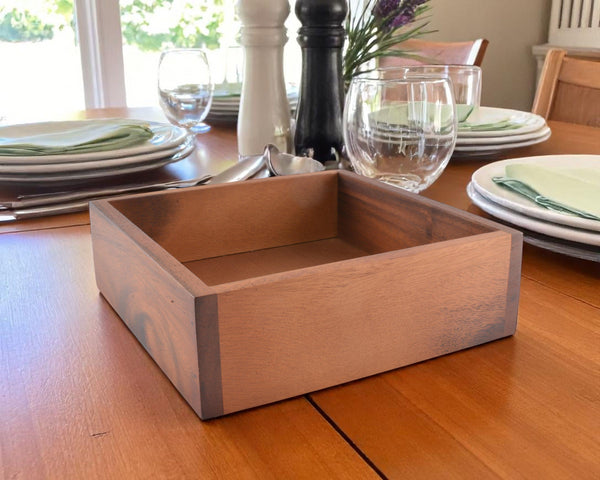 Arthur Court Luncheon Wood Napkin Box