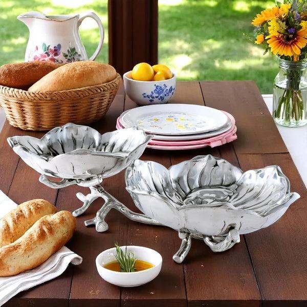 Arthur Court Magnolia 2-Bowl Bowl