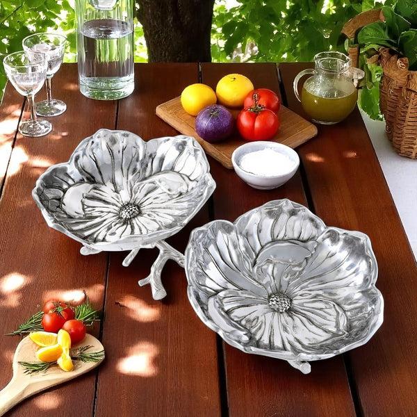 Arthur Court Magnolia 2-Bowl Bowl