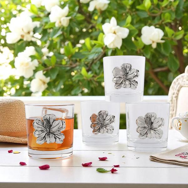 Arthur Court Magnolia Bar Glasses Set Of 4