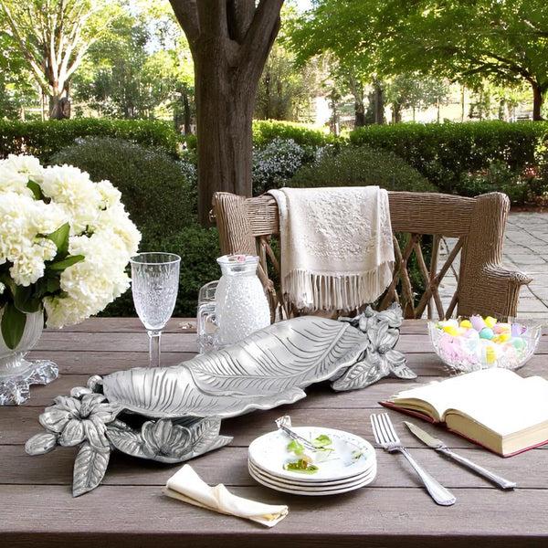 Arthur Court Magnolia Centerpiece Tray