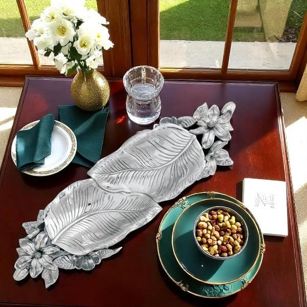 Arthur Court Magnolia Centerpiece Tray