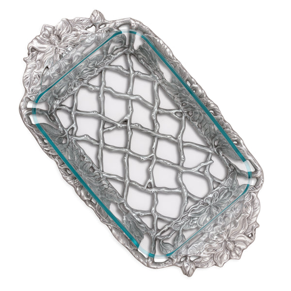 Arthur Court Magnolia Pyrex Holder 3qt