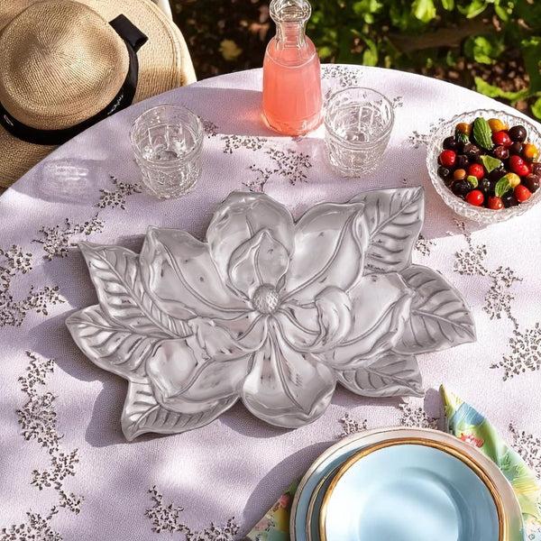 Arthur Court Magnolia Tray 8x13.5