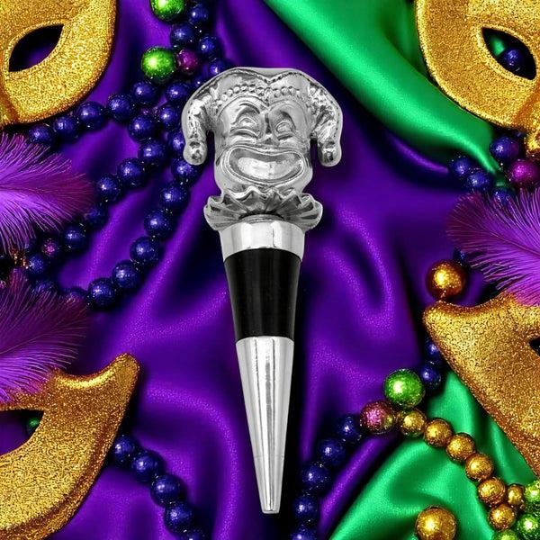 Arthur Court Mardi Gras Bottle Stopper