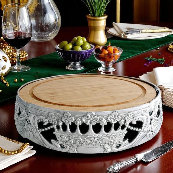 Arthur Court Mardi Gras Cheese Pedestal