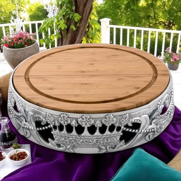 Arthur Court Mardi Gras Cheese Pedestal