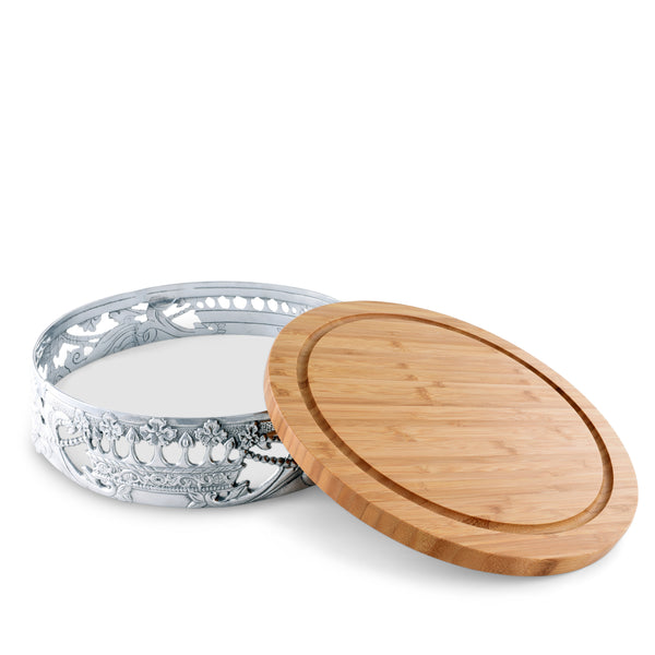 Arthur Court Mardi Gras Cheese Pedestal