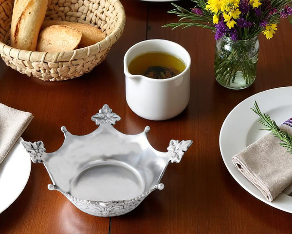 Arthur Court Mardi Gras Crown Serving Bowl