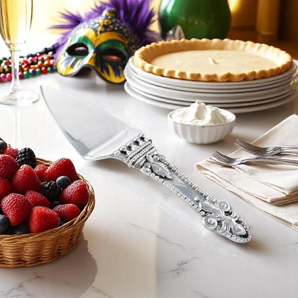 Arthur Court Mardi Gras Pie Server
