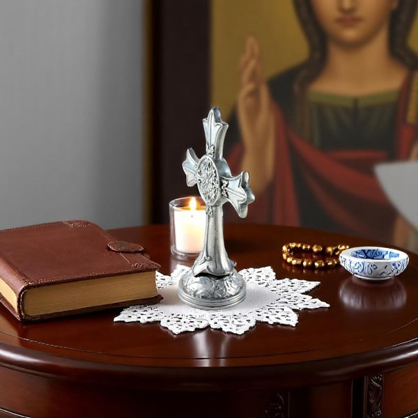 Arthur Court Medallion Cross