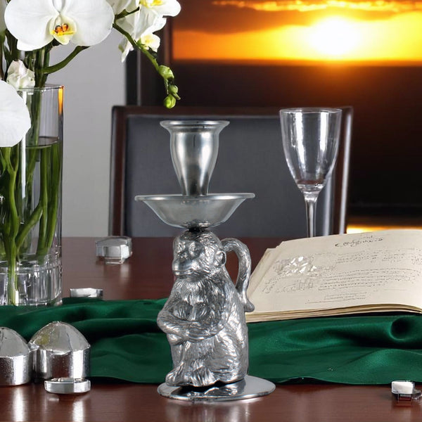 Arthur Court Monkey Candle Holders