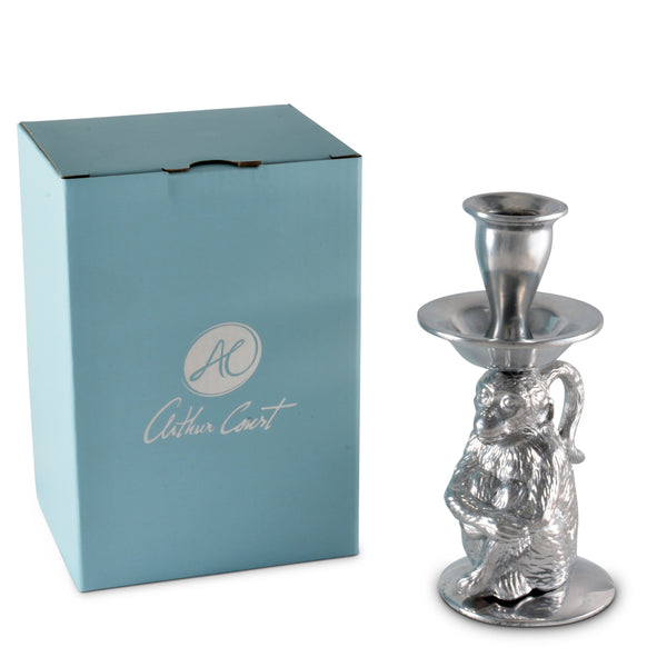 Arthur Court Monkey Candle Holders