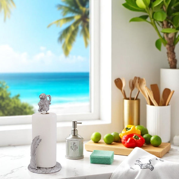 Arthur Court Monkey Towel Holder