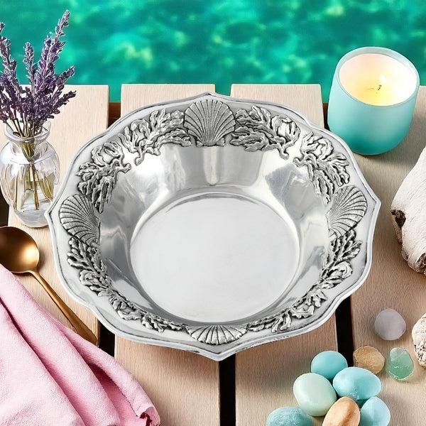 Arthur Court Ocean Kelp And Shells Salad Bowl