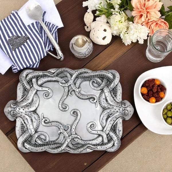 Arthur Court Octopus Centerpiece Tray