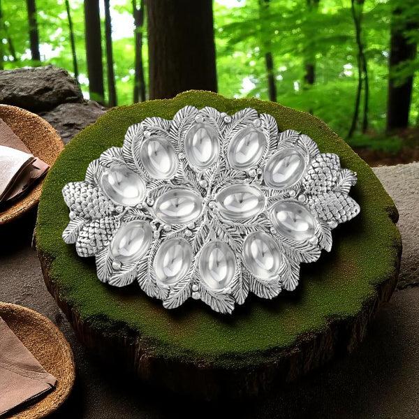 Arthur Court Pine Cone Forest Deviled Egg Server