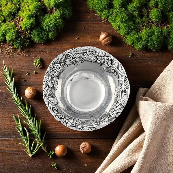 Arthur Court Pine Cone Forest Dip Bowl Set Of 4