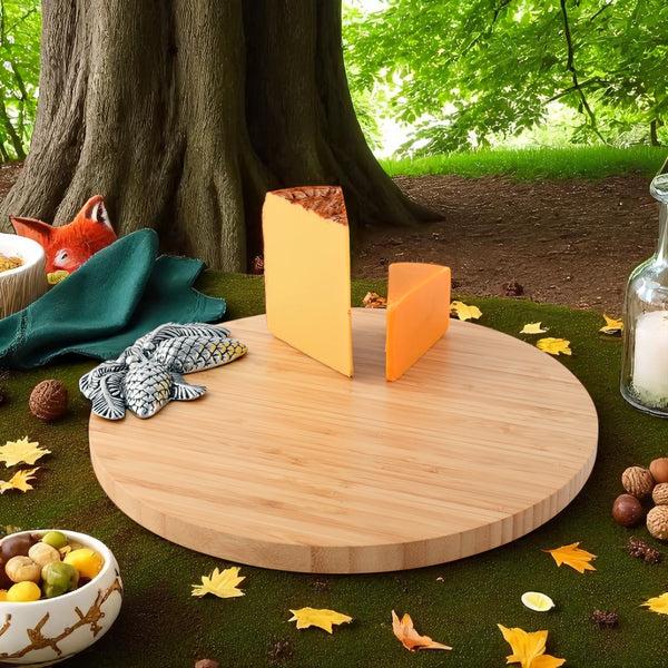 Arthur Court Pine Cone Forest Wood Cheese Board