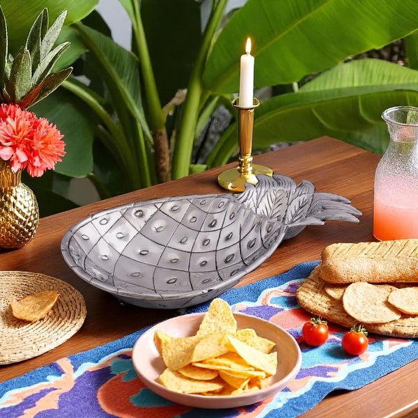 Arthur Court Pineapple Chip And Dip Tray