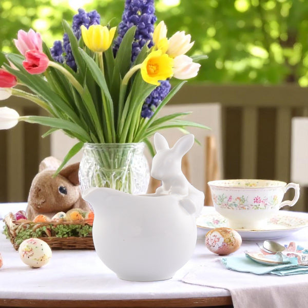 Arthur Court Porcelain Climbing Bunny Creamer