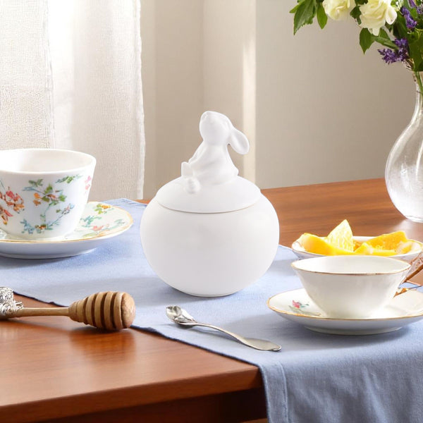 Arthur Court Porcelain Sitting Bunny Sugar Bowl