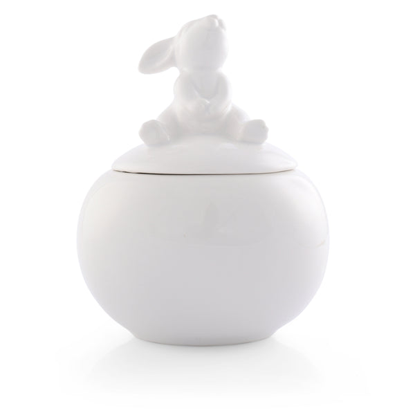 arthur court Porcelain Sitting Bunny Sugar Bowl