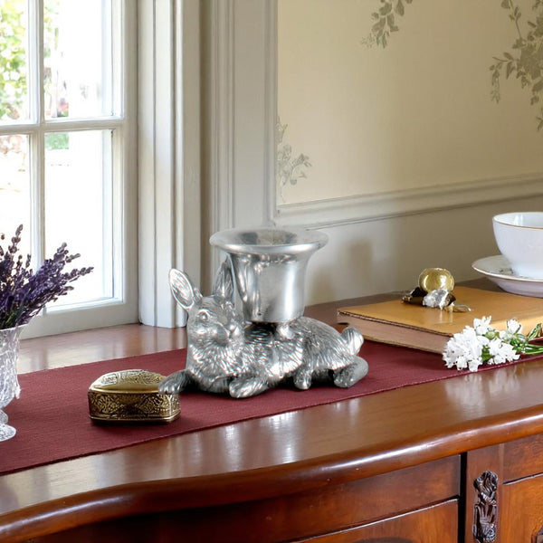 Arthur Court Rabbit Candle Holders