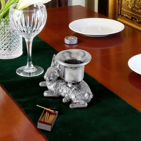 Arthur Court Rabbit Candle Holders