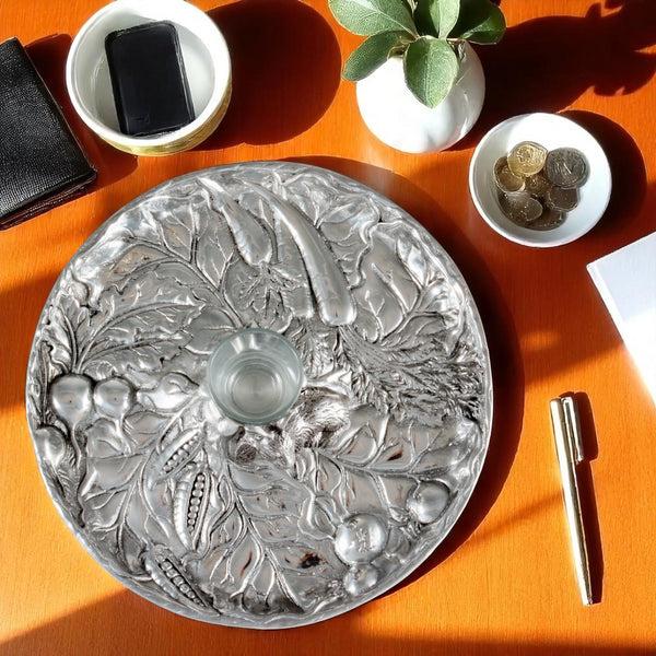 Arthur Court Rabbit Garden Tidbit Tray