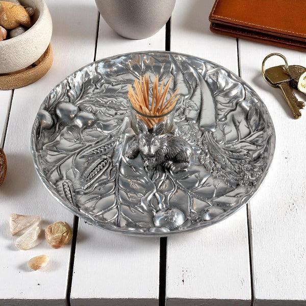 Arthur Court Rabbit Garden Tidbit Tray