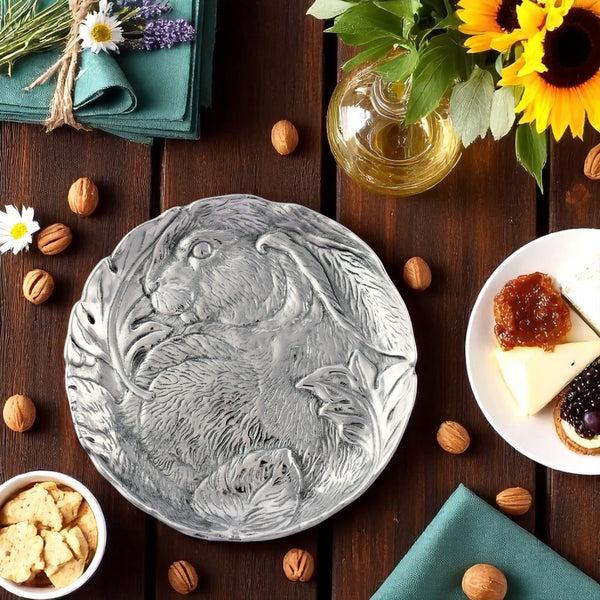 Arthur Court Rabbit Serving Plate