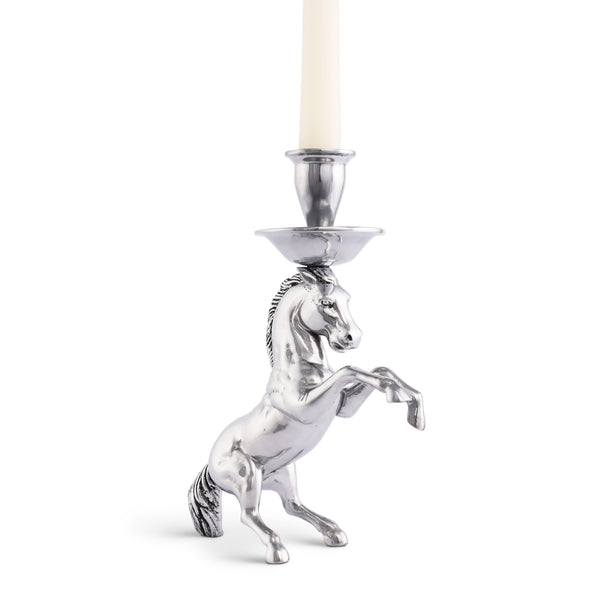 arthur court Rearing Horse Candlestick