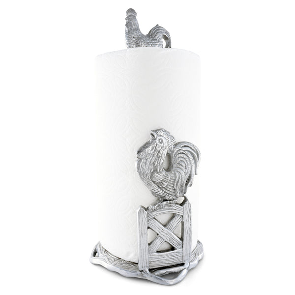 arthur court Rooster Paper Towel Holder