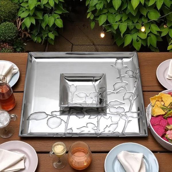 Arthur Court Rose Chip And Dip