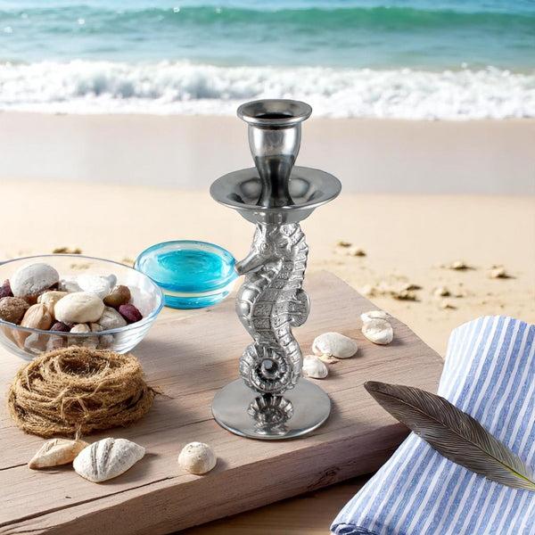 Arthur Court Sea Horse Candle Holder