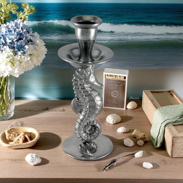 Arthur Court Sea Horse Candle Holder