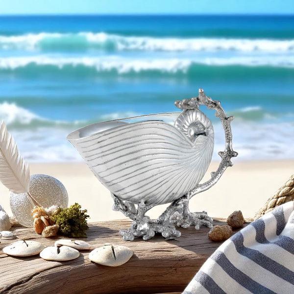 Arthur Court Sea Shell Sauce Bowl