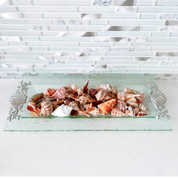 Arthur Court Shell/Sea Life Oblong Tray